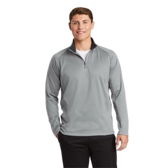 Sport Tek Sport Wick Fleece Pullover 1/4-Zip Size M - Picture 2 of 16